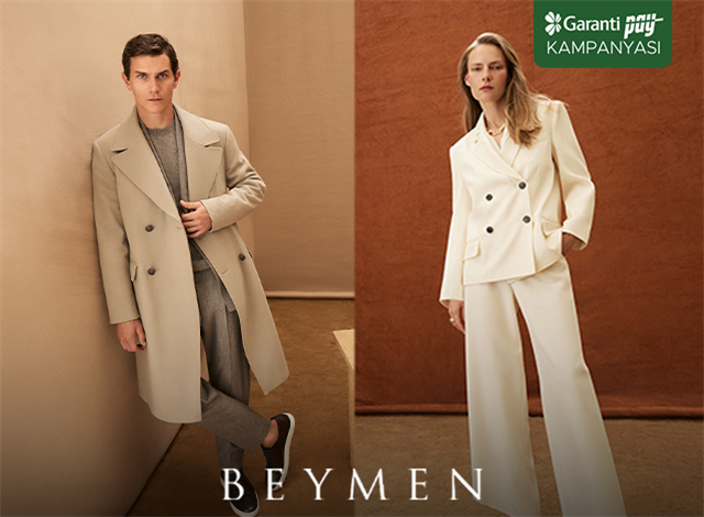 Beymen.com’da GarantiPay’le 15.000 TL ve üzeri alışverişe 2.500 mil!