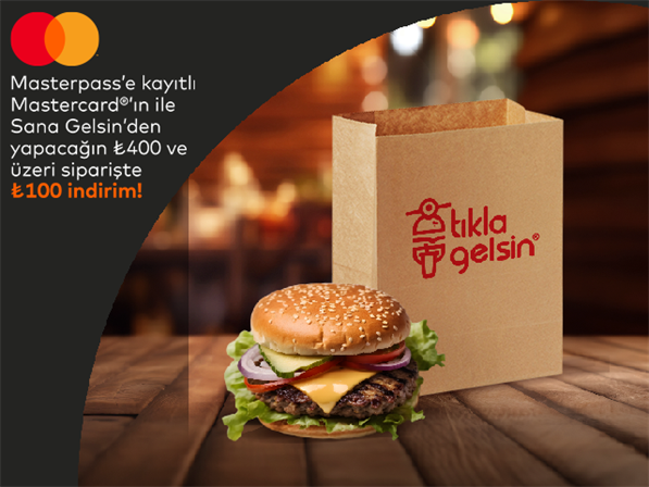 Masterpass’e Kayıtlı Mastercard’ınla Sana  Gelsin’de 100 TL İndirim!