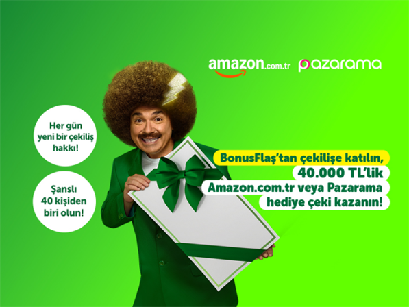 Yenilenen BonusFlaş’tan 40 kişiye 40.000 TL hediye çeki!
