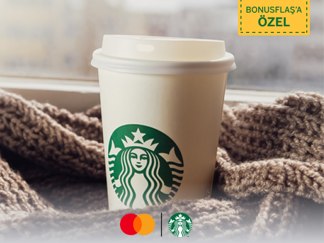 Starbucks’ta Masterpass’le yapacağınız yüklemelere toplam 150 TL hediye!