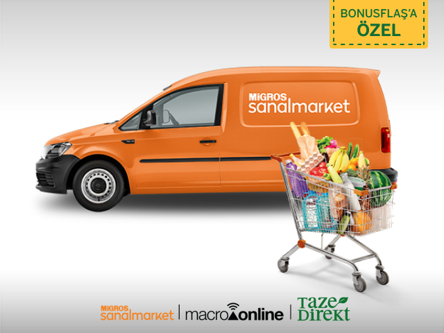 Migros Sanal Market, Macroonline ve Tazedirek’te ekstra 1.000 mil!