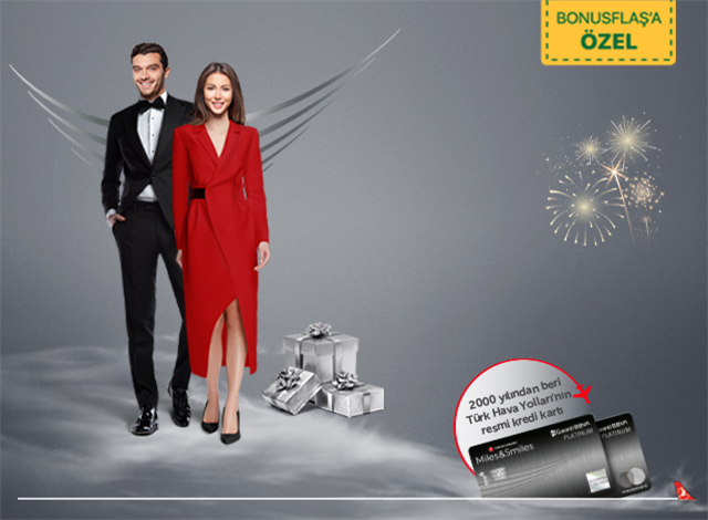 Yılbaşı alışverişlerinize ekstra 2.000 mil hediye!