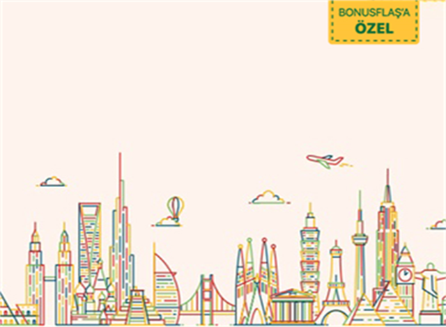 Yurt dışı harcamalarınıza ekstra 2.000 mil hediye!