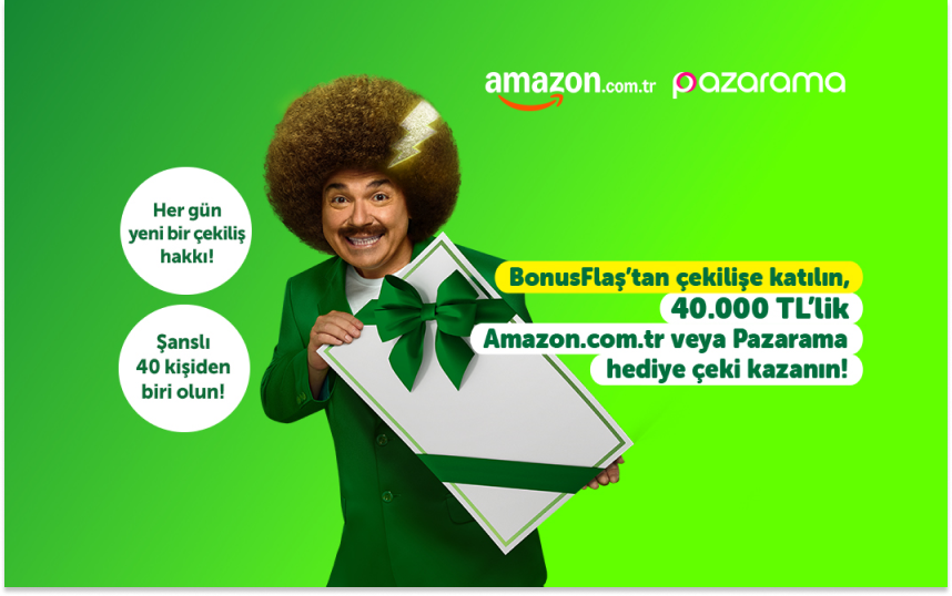 Yenilenen BonusFlaş’tan 40 kişiye 40.000 TL hediye çeki!
