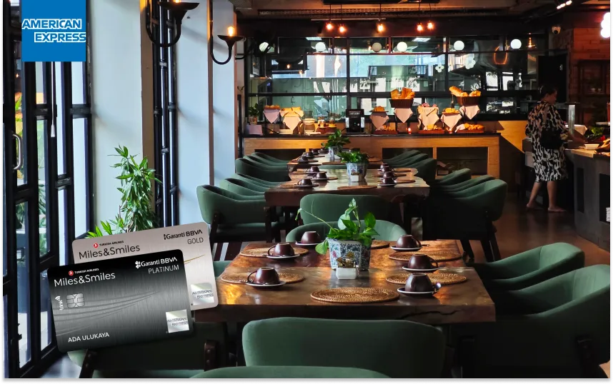 Yurt dışı restoran harcamalarınıza 1.000 TL’ye varan indirim ayrıcalığı!